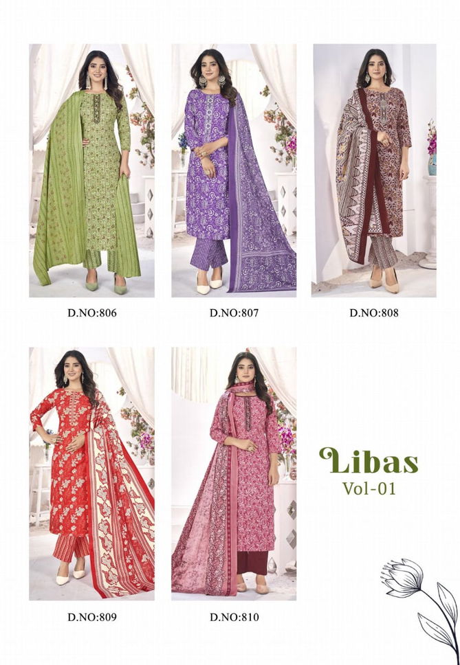 Libas Vol 1 By Kundan Printed Cotton Kurti With Bottom Dupatta Wholesale Shop in Surat